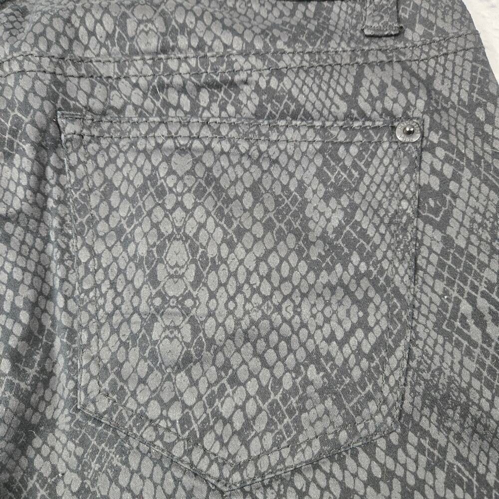 Celebrity Pink Original Denim Jeans Black Snakeskin Mobwife Print Skinny size 5 - Picture 11 of 16
